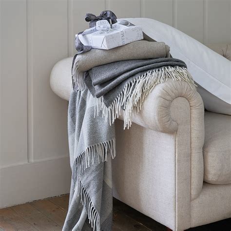 luxury cashmere sofa throws.